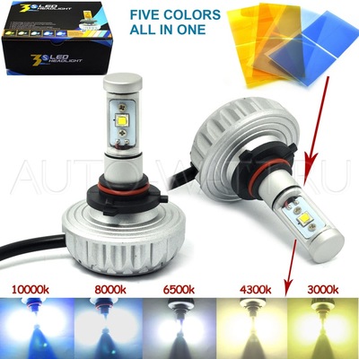 Светодиодные лампы HB4 9006 - 2 CREE XM 40Вт Жёлтые(2шт)