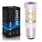 Светодиодная лампа P21/5W 1157 - 10 Epistar Линза 50Вт