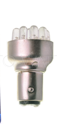 Светодиодная лампа P21/5W 1157 - 12 DIP 0.6Вт Красная