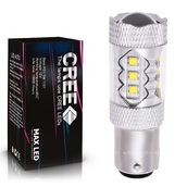 Светодиодная лампа P21/5W 1157 - 16 CREE Линза 80Вт