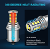 Светодиодная лампа P21W 1156 – Max-1156 - Max-NEW 15Led Красная