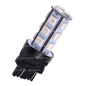 Светодиодная лампа P27/7W 3157 - 18 SMD5050 4.32Вт Красная