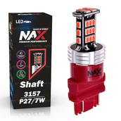 Светодиодная лампа P27/7W 3157 - NAX Shaft 1 15ВТ Красная