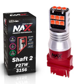 Светодиодная лампа P27W 3156 - NAX Shaft LG 15ВТ Красная