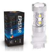 Светодиодная лампа P27W 3156 - 10 Epistar Линза 50Вт Белая