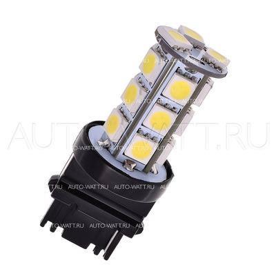 Светодиодная лампа P27W 3156 - 18 SMD5050 4.32Вт Белая