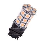 Светодиодная лампа P27W 3156 - 27 SMD5050 6.48Вт Красная