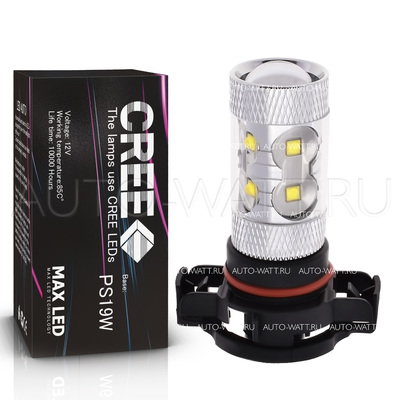Светодиодная лампа PS19W - 10 CREE Линза 50Вт