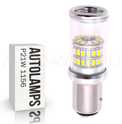 Светодиодная лампа PY21W 1156 - 48 SMD3014 9Вт Белая