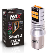 Светодиодная лампа PY21W 1156 - NAX Shaft LG 15ВТ Жёлтая