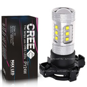 Светодиодная лампа PY24W - 16 CREE Линза 80Вт