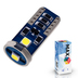 Светодиодная лампа T10 W5W - SMD3030 3Led + Обманка 3Вт Белая