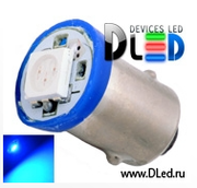 Светодиодная лампа T4W BA9S - 1 SMD5050 0.24Вт Синяя