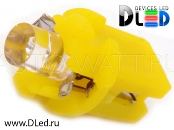 Светодиодная лампа T5 – B8.3D 1 Dip 0.2Вт Жёлтая