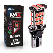 Светодиодная лампа W16W T15 - NAX Shaft 1 15Вт Красная