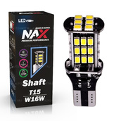 Светодиодная лампа W16W T15 - NAX Shaft 1 15ВТ Белая