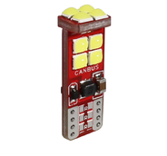 Светодиодная лампа W16W T15 – 12 SMD3030 + Обманка 12Вт Белая