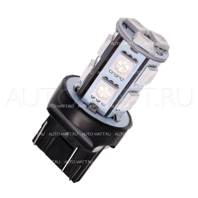 Светодиодная лампа W21/5W 7443 - 13 SMD5050 3.12Вт Красная