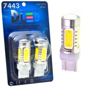 Светодиодная лампа W21/5W 7443 - 4 High-Power 6Вт Белая