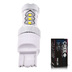 Светодиодная лампа W21/5W 7443 - 16 CREE Линза 80Вт