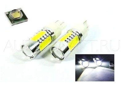 Светодиодная лампа W21/5W 7443 - 4 High-Power + Cree 9.5Вт