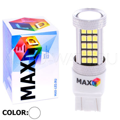 Светодиодная лампа W21/5W 7443 - Max-Hill 66 Led 13Вт
