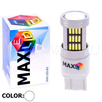 Светодиодная лампа W21/5W 7443 - Max-Visiko 54 Led 11Вт