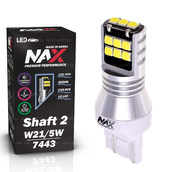 Светодиодная лампа W21/5W 7443 - NAX Shaft LG 15ВТ Белая