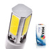 Светодиодная лампа W21W 7440 - Max-COB 4Led 8Вт Белая