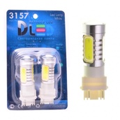 Светодиодная лампа P27/7W 3157 - 4 High-Power 6Вт Красная