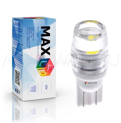 Светодиодная лампа W3W T10 – Max-5730 1,5Вт Линза 360 Белая