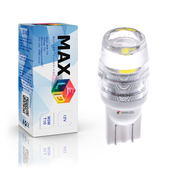 Светодиодная лампа W5W T10 – Max-5730 1,5Вт Линза 360 Белая