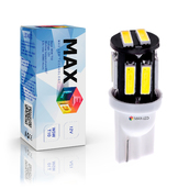 Светодиодная лампа W5W T10 – Max-7014 3Вт Белая