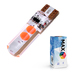 Автолампа W5W T10 – Max-COB Silica PCB 2Вт Красная-Синяя