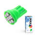 Светодиодная лампа W5W T10 – Max-Lendigo 8Led 0.8Вт Зелёная