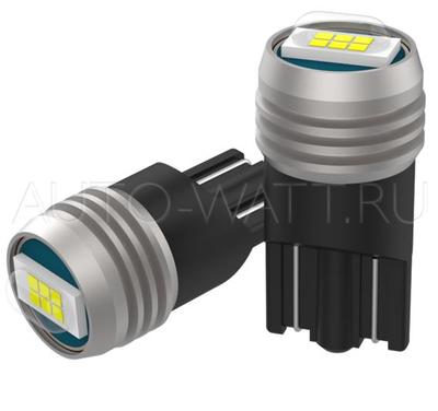 Светодиодные лампы W5W T10 – NAX LUX 5Вт Белый (2шт)