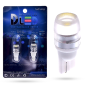 Светодиодная лампа W5W T10 – 1 HP Линза 1Вт Белая