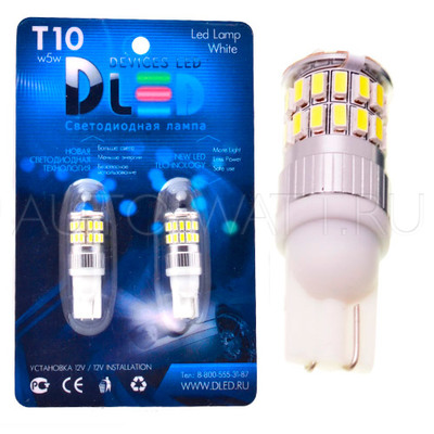 Светодиодная лампа W16W T15 – 36 SMD3014 9Вт Белая