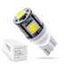 Светодиодная лампа W5W T10 – 5 SMD5050 1.2Вт Белая