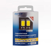 Светодиодная лампа W5W T10 – COB 5000K 3W