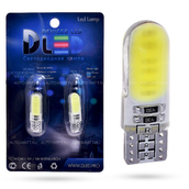 Светодиодная лампа W5W T10 – 2 COB-PCB 2Led 2Вт Белая