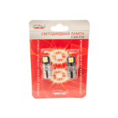 Светодиодная лампа W5W T10 - SHO-ME T10 - CAN-T10 - 3W Белая